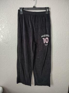 Messi Kids Black Jogger Sweatpants - '10' Logo